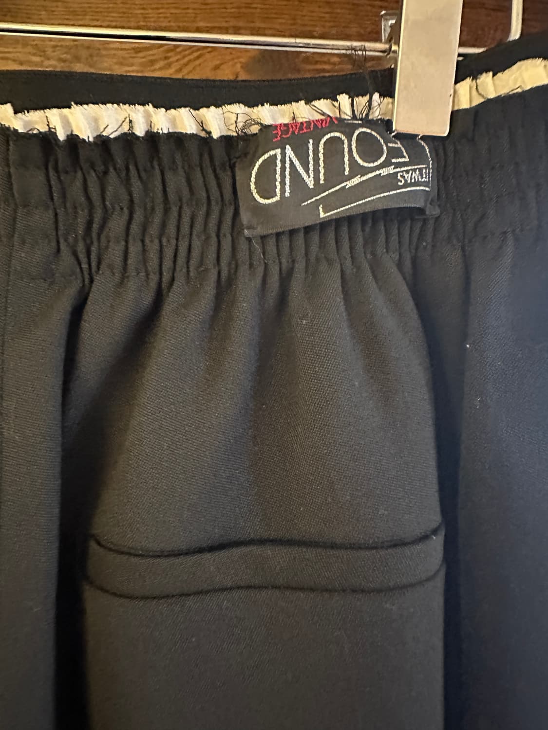 스탠드얼론 울 조거 팬츠 블랙 (M) 상품이미지4