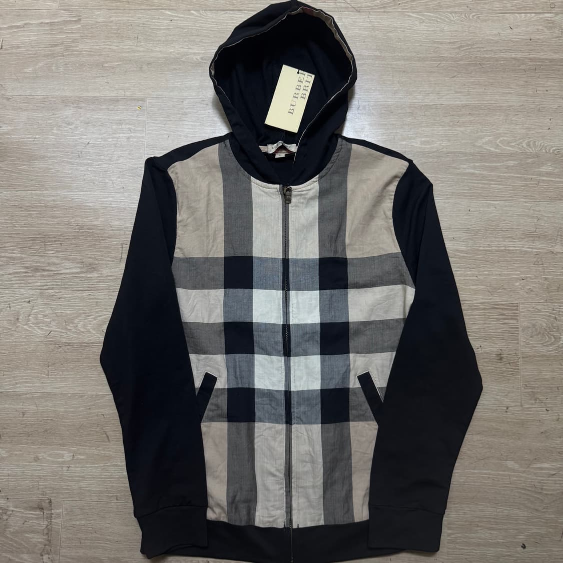 버버리 여성 체크 후드집업 (새상품) 상품이미지1