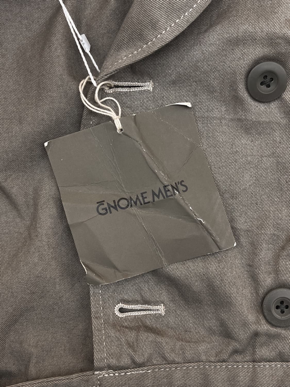 Gnome mens 90s 사파리 더블 브레스티드 자켓 상품이미지6