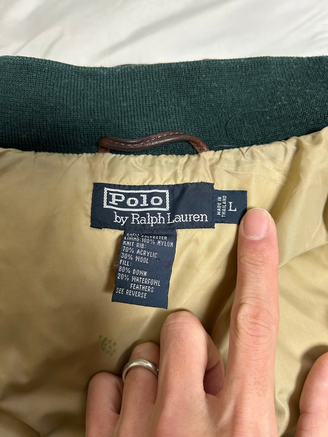 폴로 팔라스맛 네이비 푸퍼패딩 L 상품이미지5