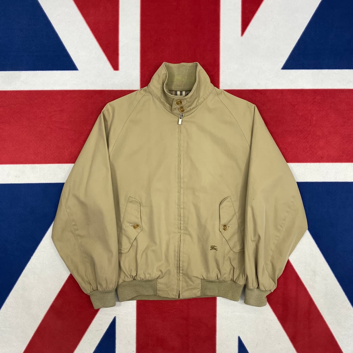 버버리 해링턴자켓 실측S-M  상품이미지1