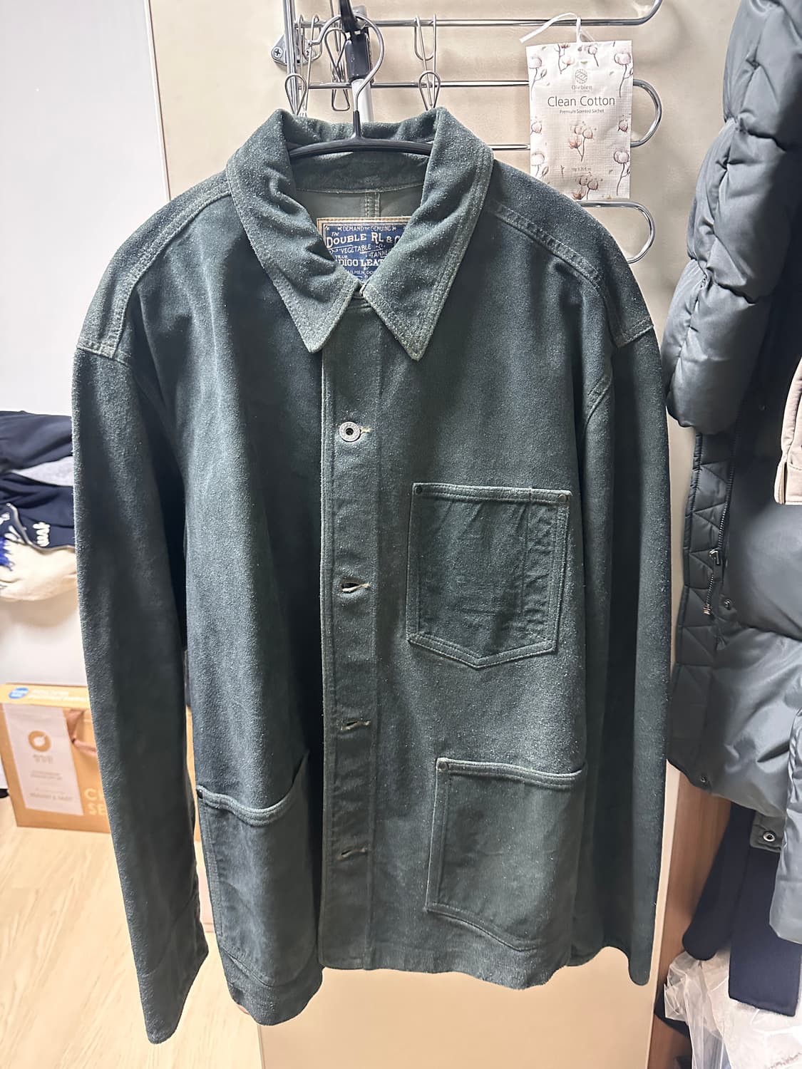 RRL 인디고 러프이웃 스웨이드 자켓 M 상품이미지2