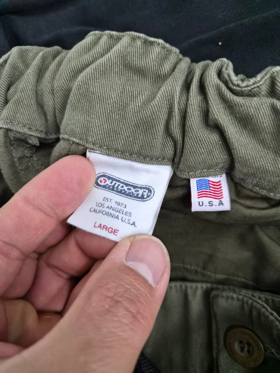 L) OUTDOOR 아웃도어 벨티드 오버핏 카고팬츠 팝니다 상품이미지7