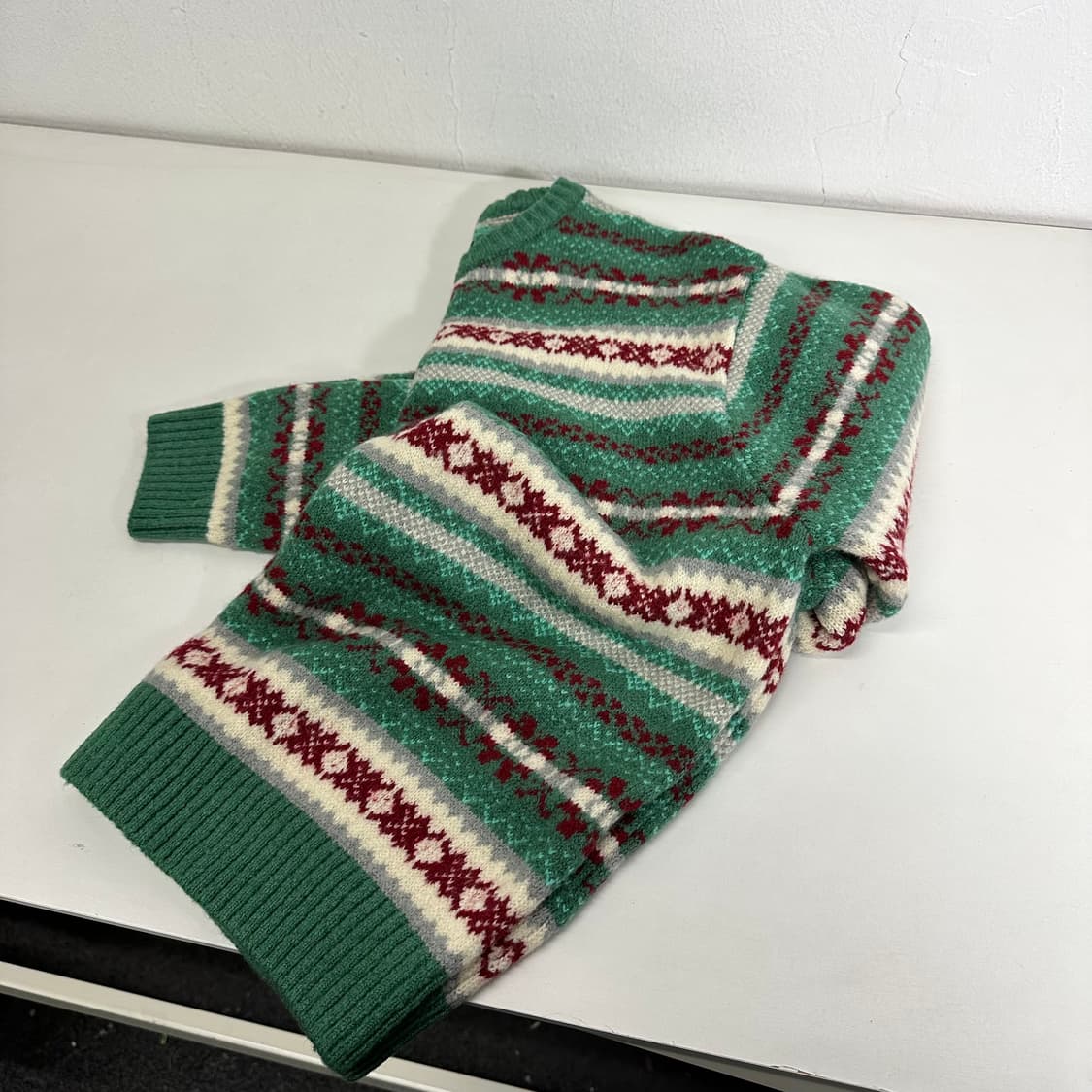 우먼FREE SIENNE 시엔느 민트 자카드 니트 상품이미지1