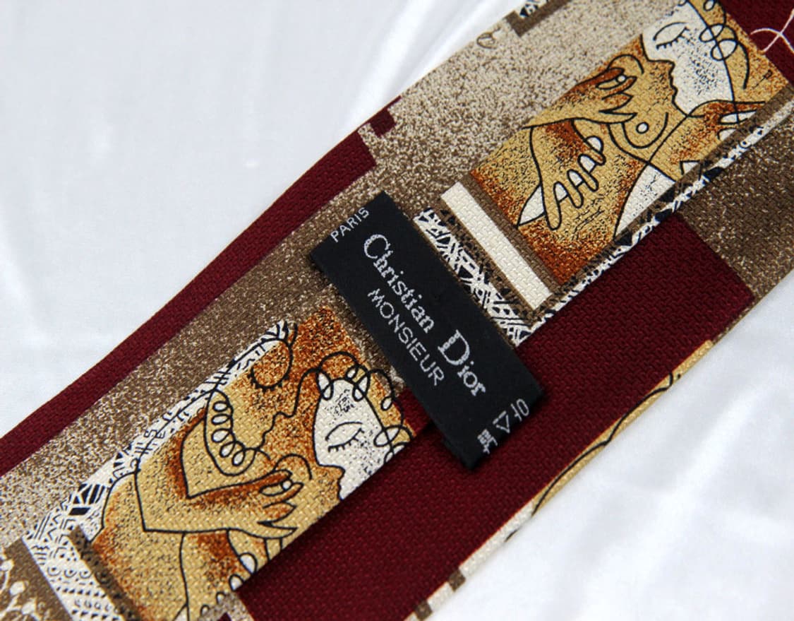 디올 9.5cm 미사용 S등급 클래식 남자 명품 넥타이 상품이미지3