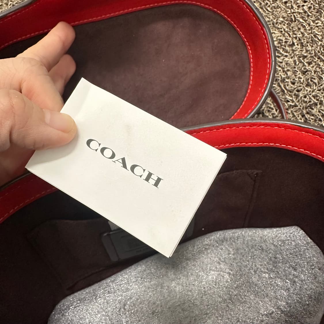 [새상품] COACH 코치 조지 젬 여성 크로스백 숄더백 레드 상품이미지7