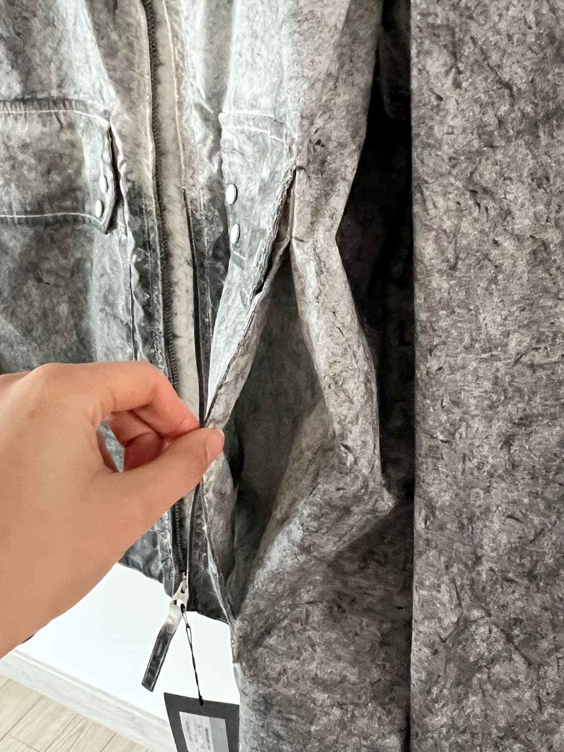 텐씨 미드레이어 바람막이 블루종 상품이미지4