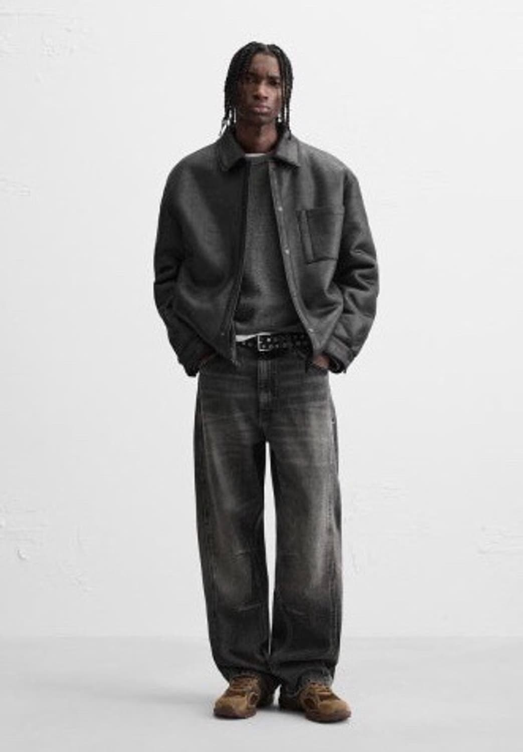 자라 가죽자켓 블랙 판매합니다 상품이미지1