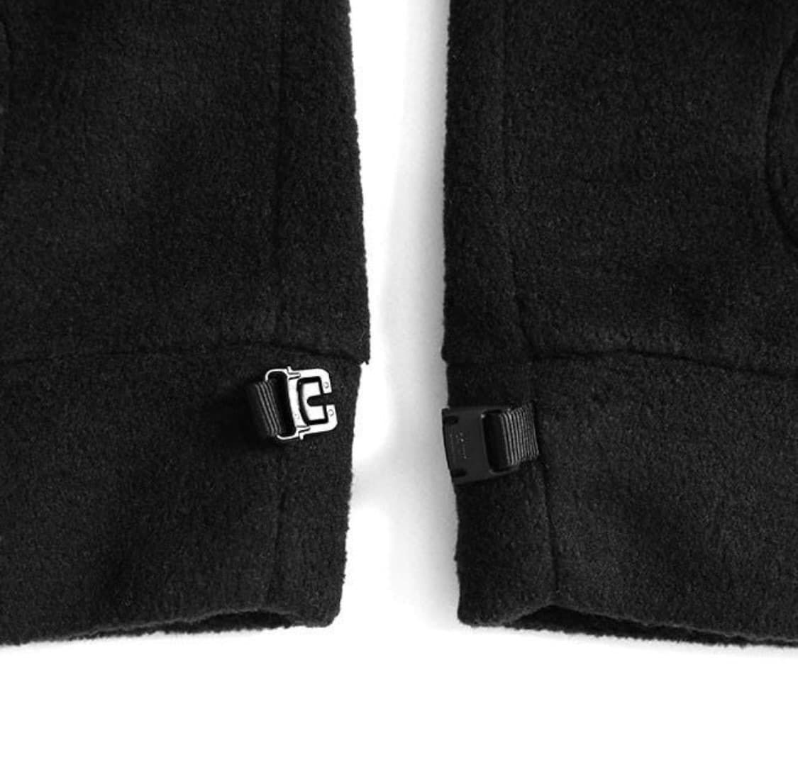 단톤 후리스 핑거리스 장갑 블랙 상품이미지5