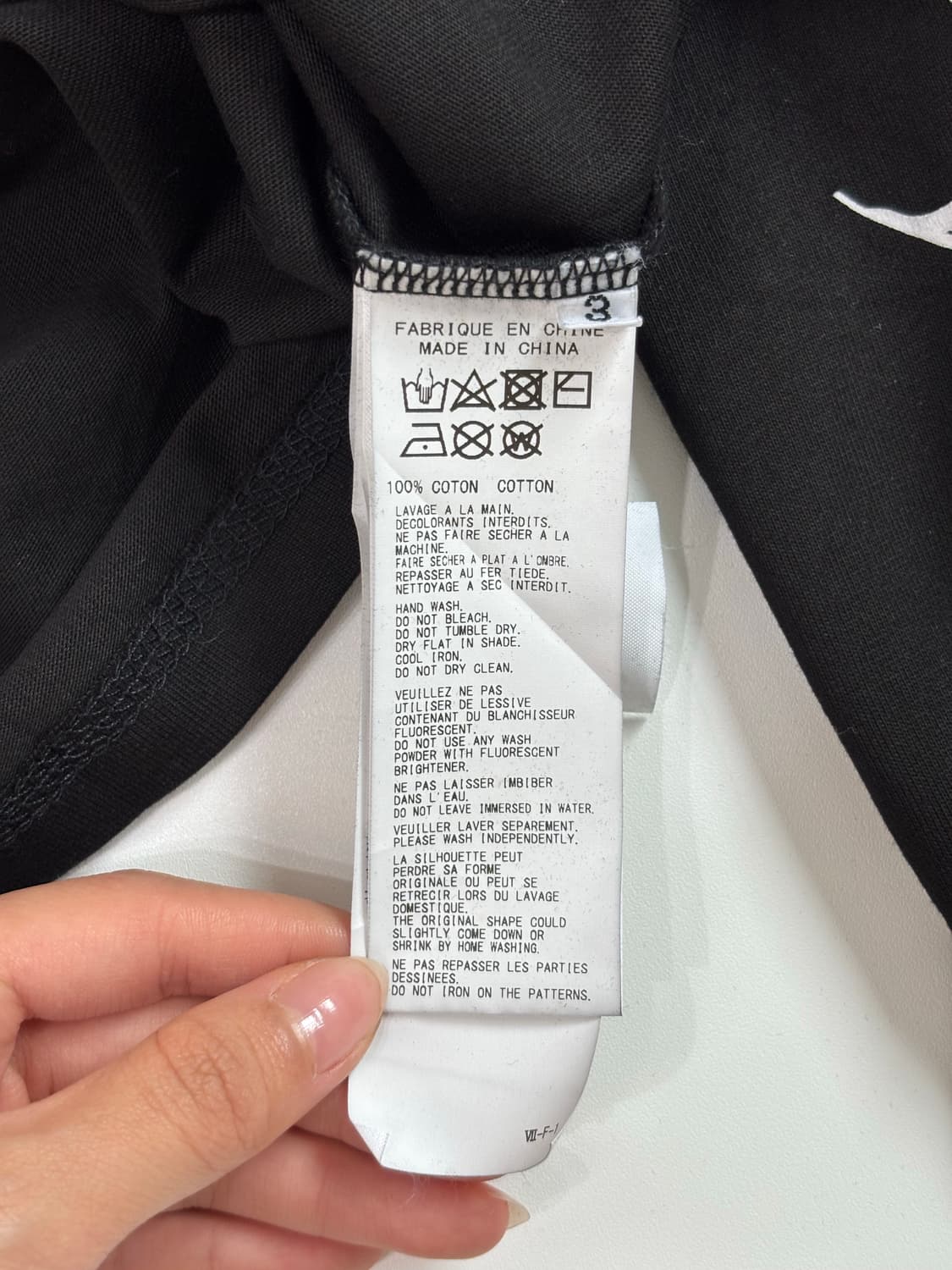 Y's 요지야마모토 블랙 컬러 롱슬리브 상품이미지10