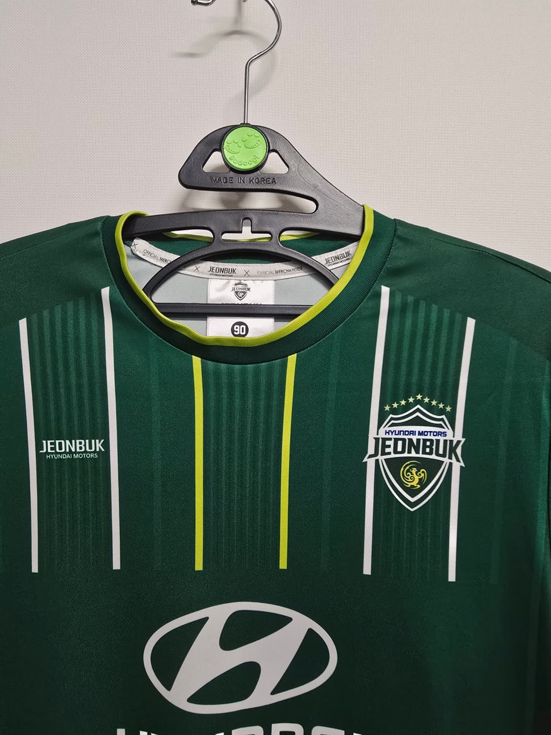 전북 현대 모터스 그린 유니폼 조규성 상품이미지2