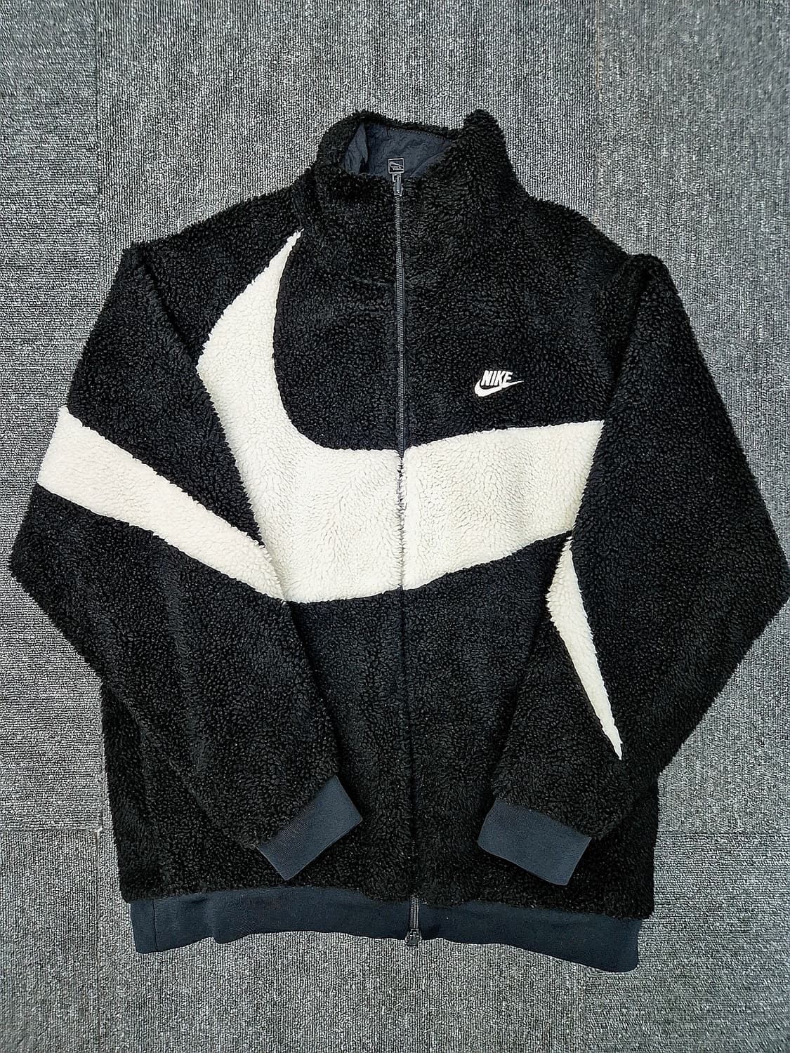 [110]<나이키>빅 스우시 풀 집 자켓 블랙 상품이미지1