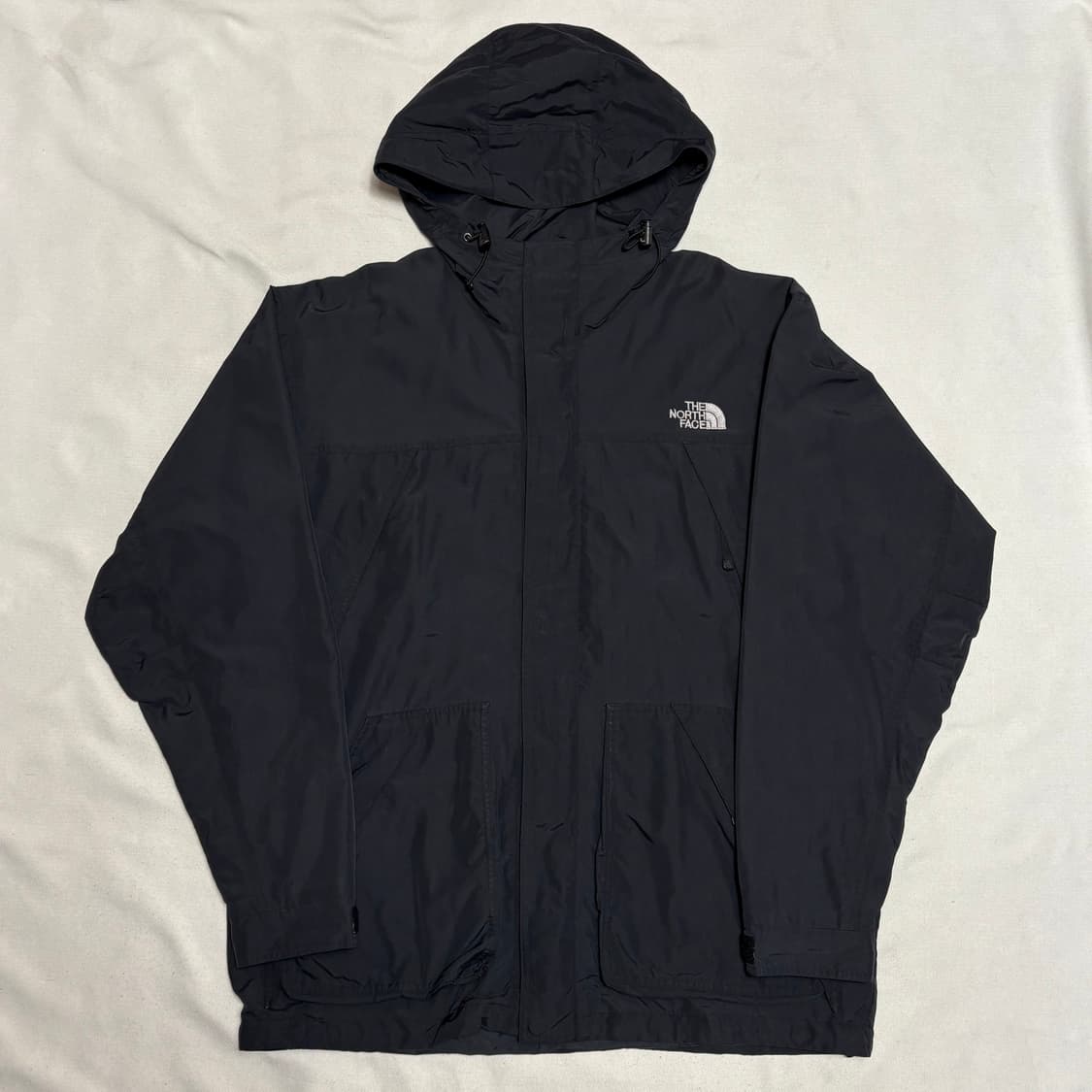 105 노스페이스 블랙 후드 바람막이 상품이미지2