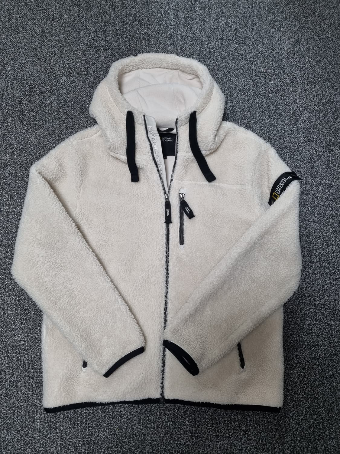 내셔널지오그래픽 뽀글이 후리스 집업 XL  상품이미지1