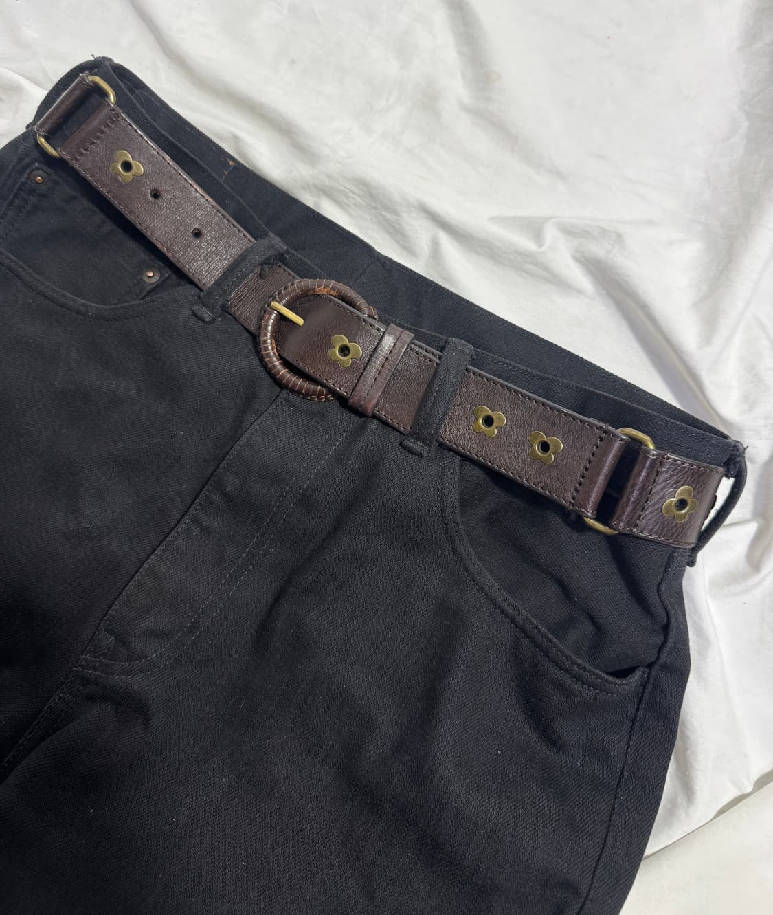 Anna sui 버터플라이 스터드 레더 벨트  상품이미지1