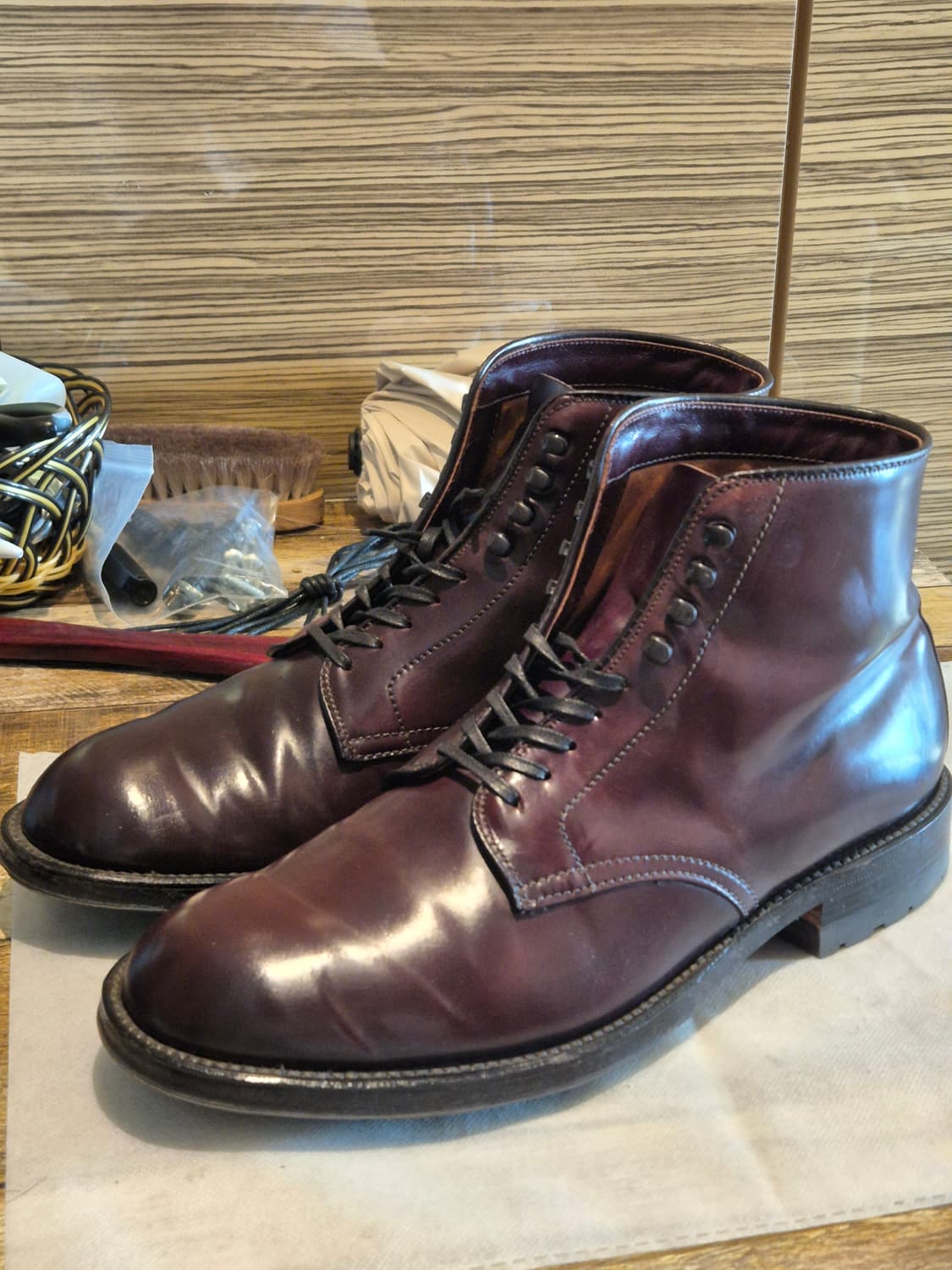 알든 8609HC 플레인토 쉘코도반 부츠 9D 상품이미지2