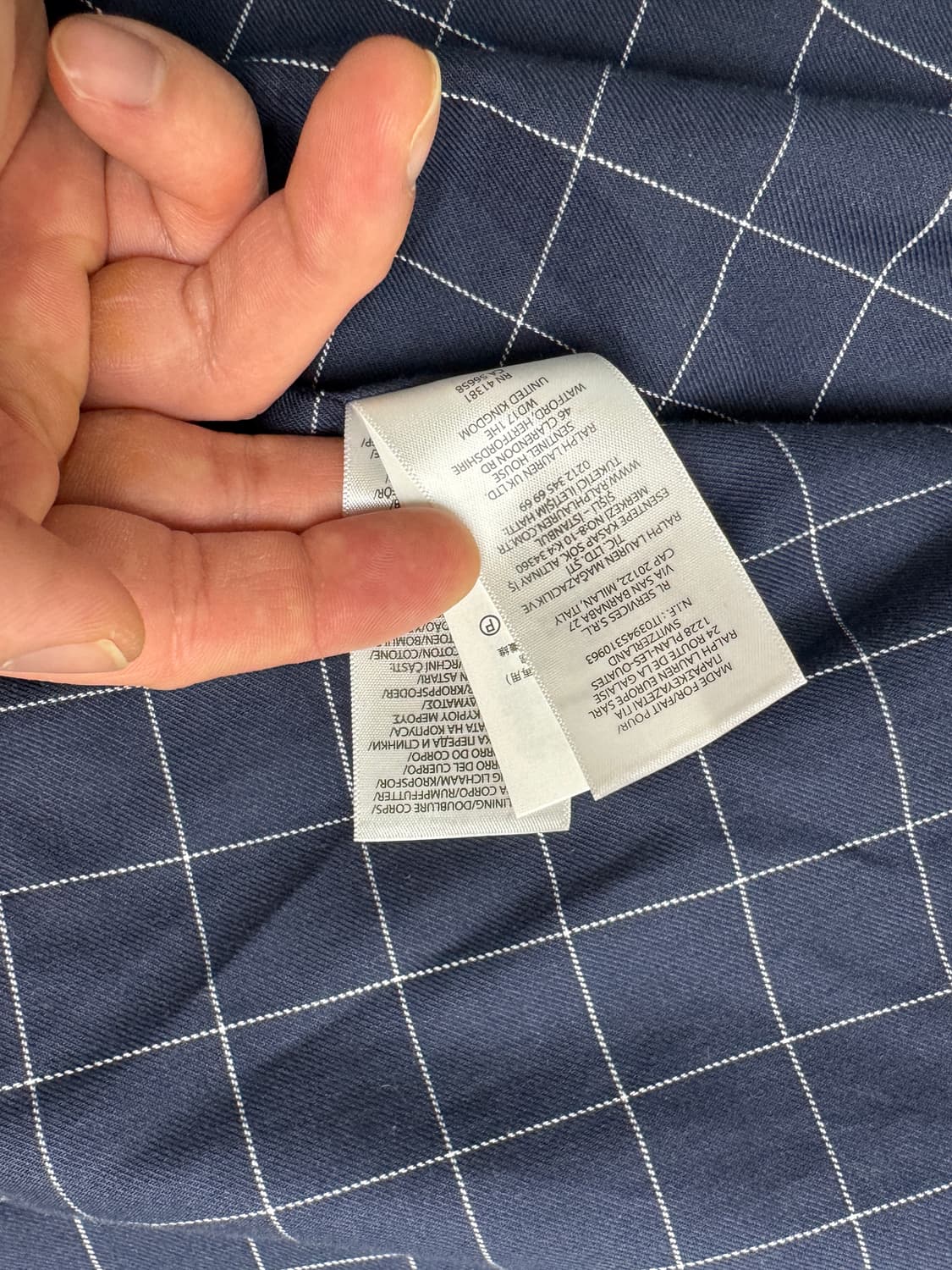 폴로랄프로렌 바이스윙 자켓 L사이즈 네이비 새상품급 상품이미지5