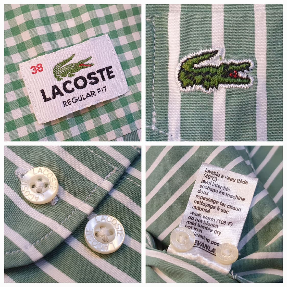 95.라코스테 스트라이프 셔츠  상품이미지6