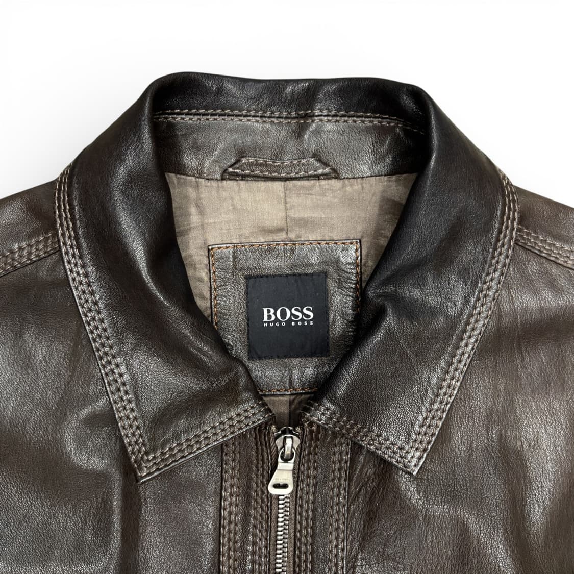 휴고 보스 램 레더 자켓 상품이미지4