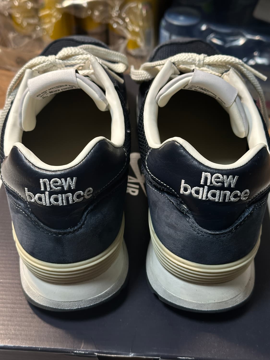 뉴발란스 x 포터리 574 프리미엄 하드 네이비 285  상품이미지7