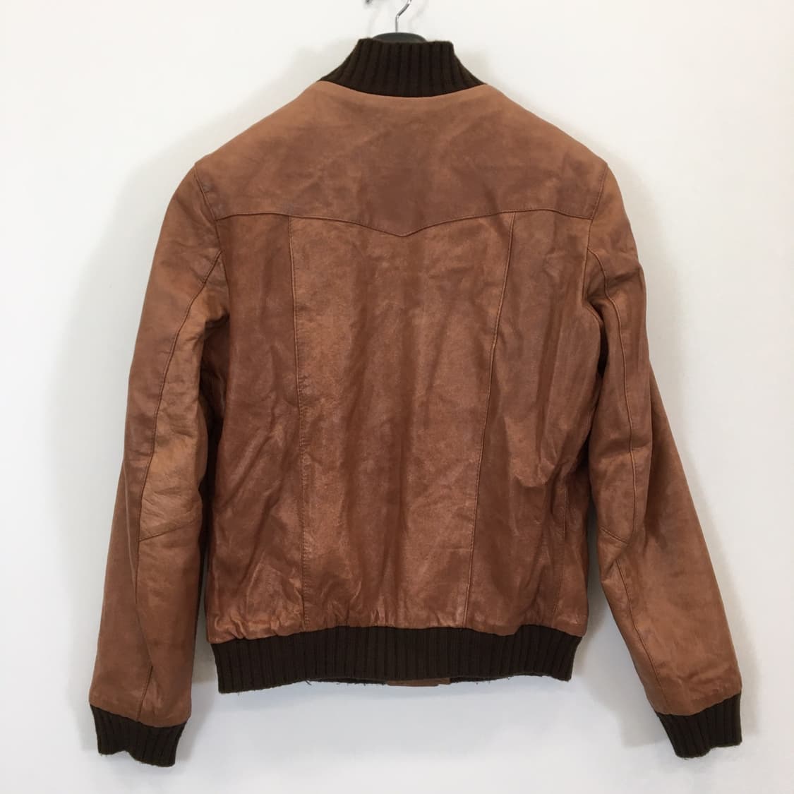 알레산드로 델라쿠아 이태리 리얼레더 가죽 100% 자켓 95 상품이미지4