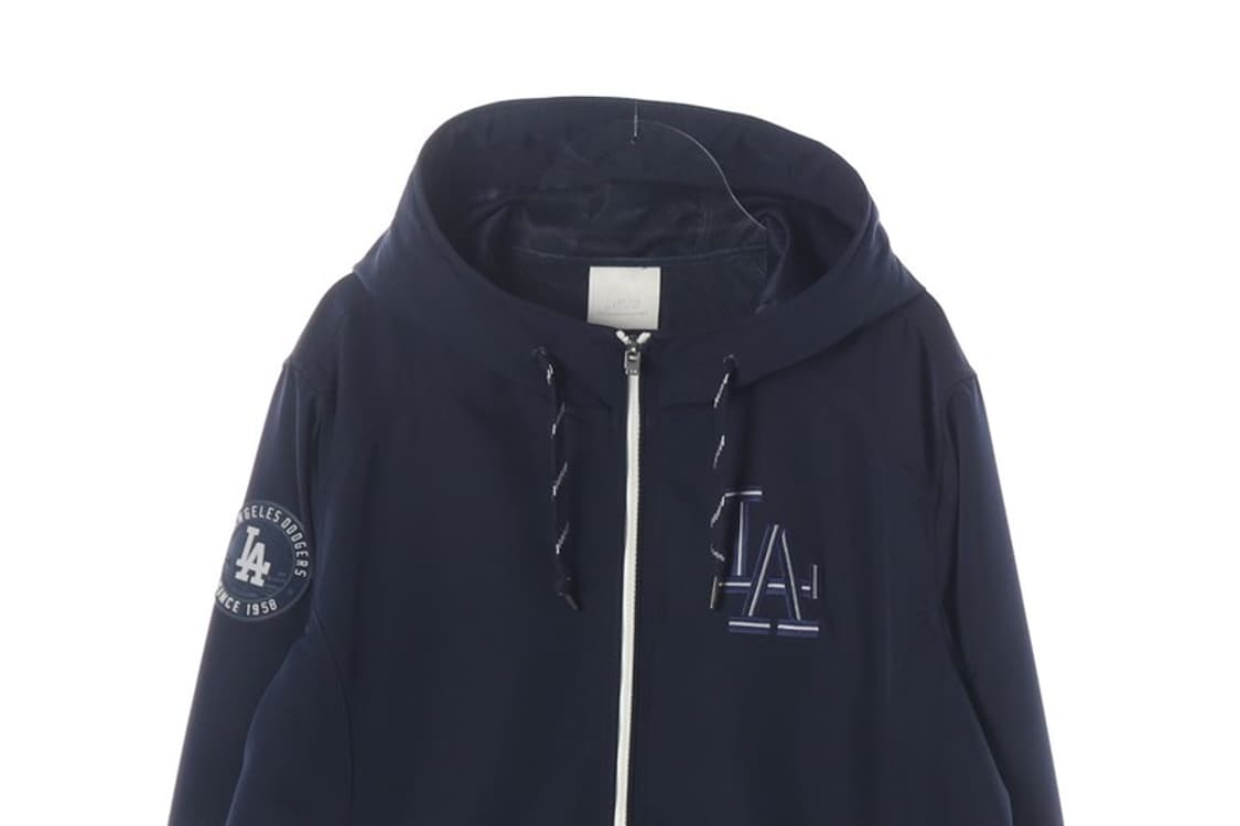 MLB LA 다저스 자수 로고 소프트쉘 후드 집업 2XL 상품이미지3