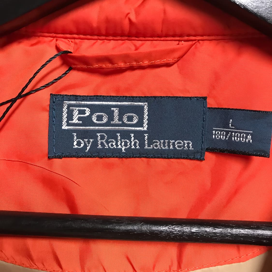 폴로 랄프로렌 퀄팅 자켓 오렌지 L 상품이미지5