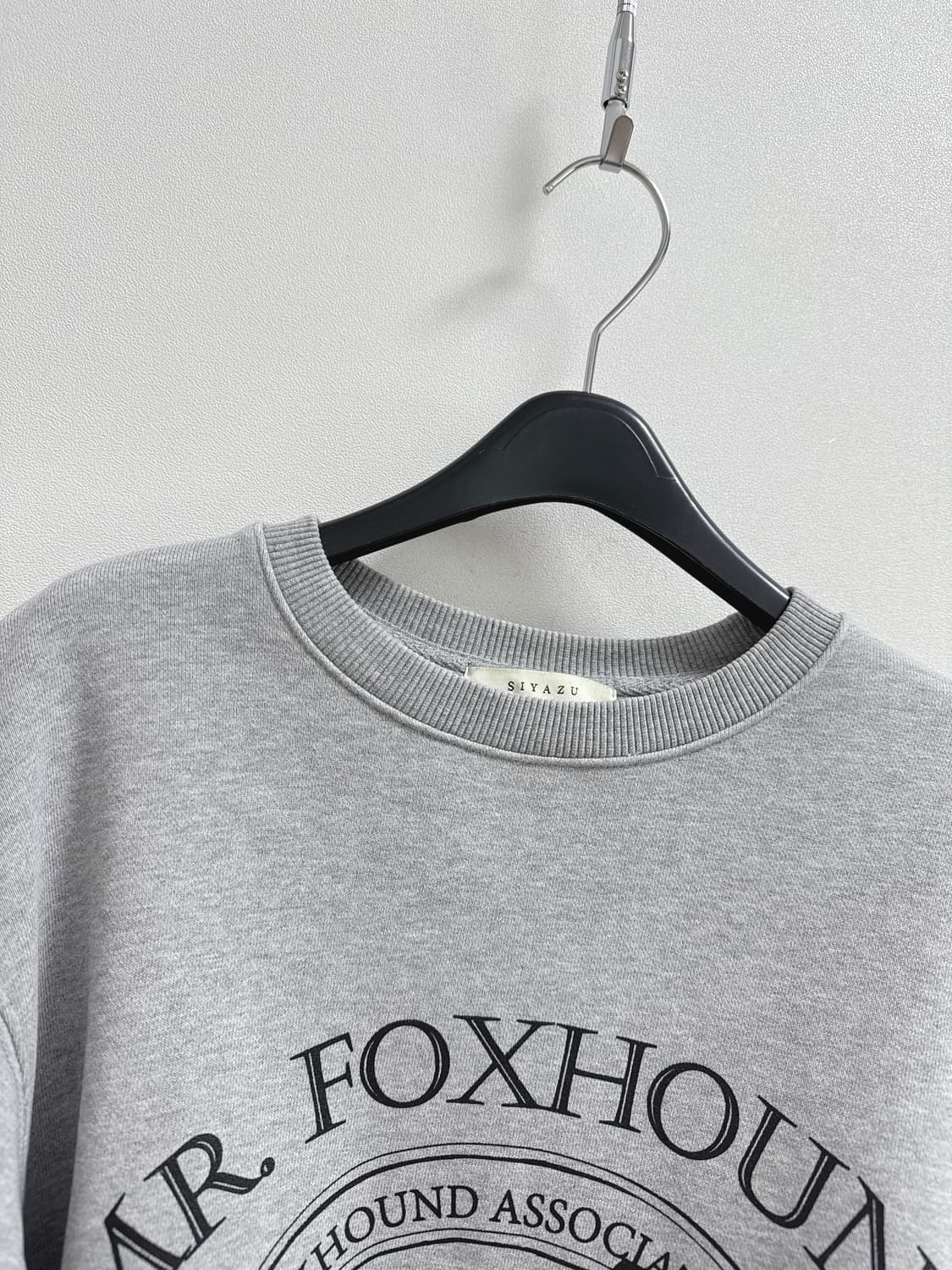 siyazu 그레이 스웻셔츠 상품이미지4