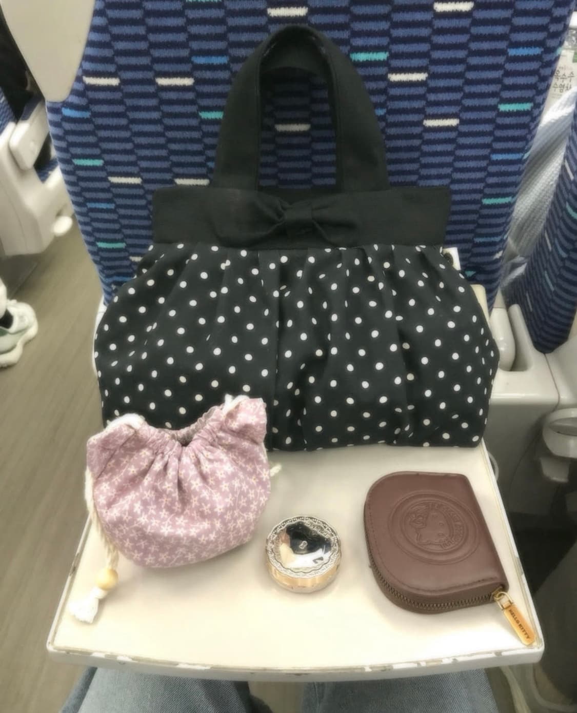 [Dot cat] dot shirring bag 상품이미지3