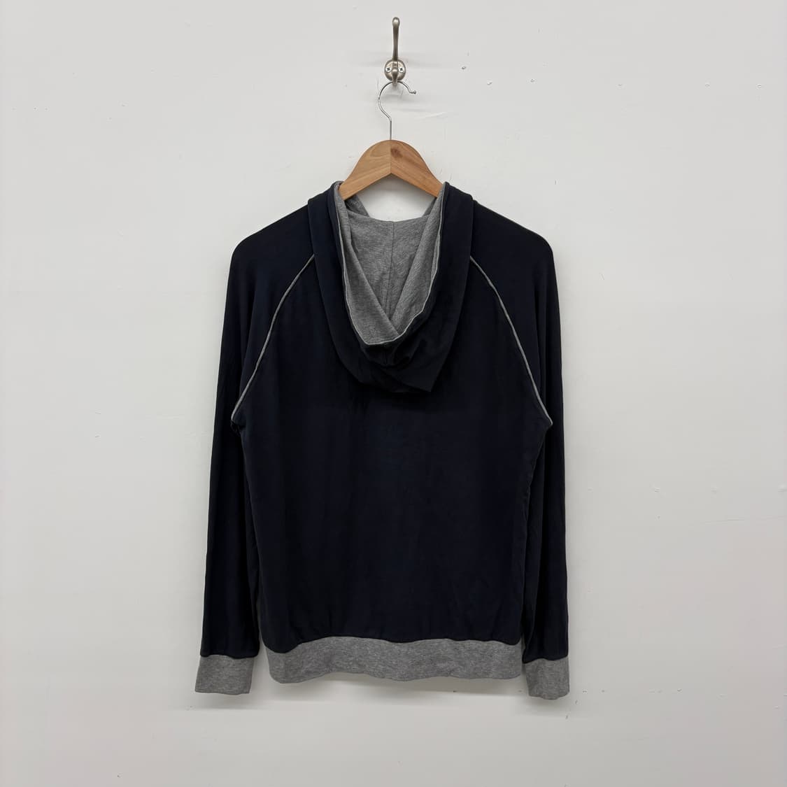 보스 블랙 후드집업 배색 여성 M 상품이미지6