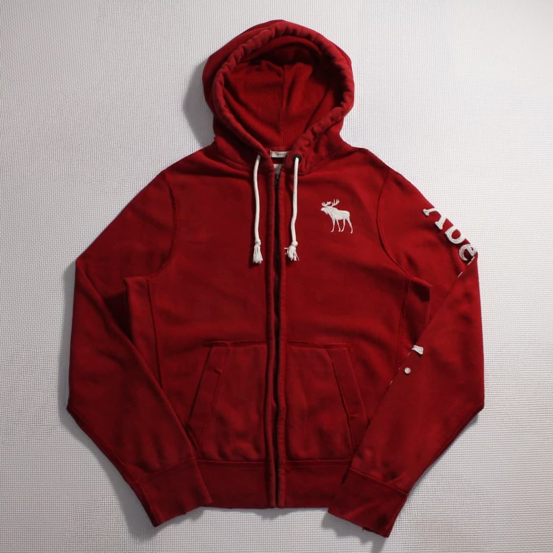 Abercrombie 아베크롬비 레드 후드집업  상품이미지1