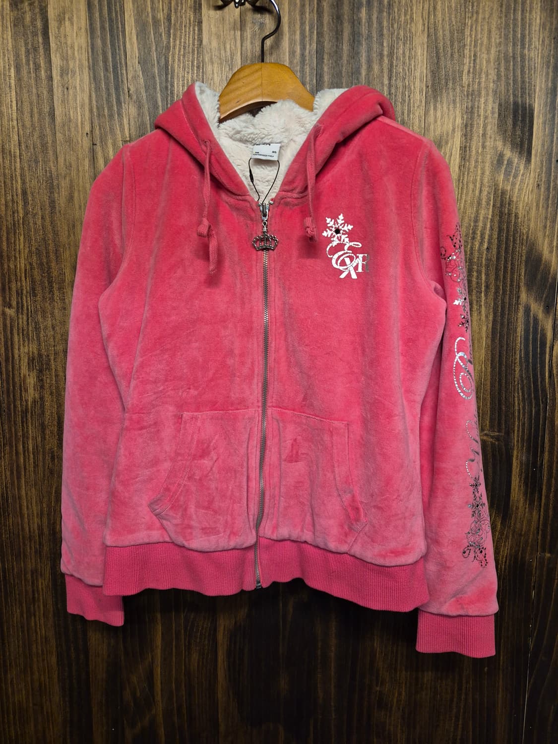 EXR HOTPINK FUR HOODIE ZIPUP 상품이미지2