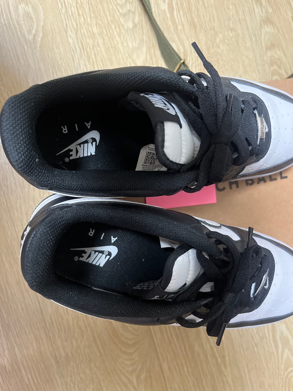 나이키 에어포스 1 로우 블랙/화이트(범고래) 265 상품이미지3