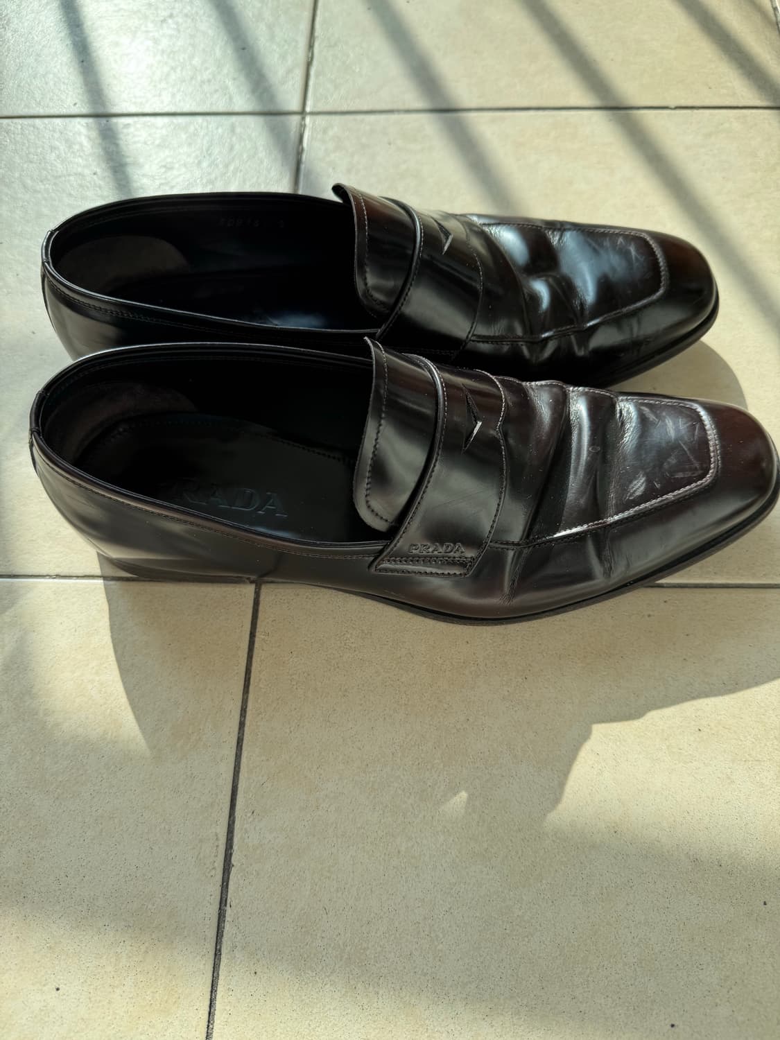 프라다 빈티지 페니로퍼 블랙 상품이미지2