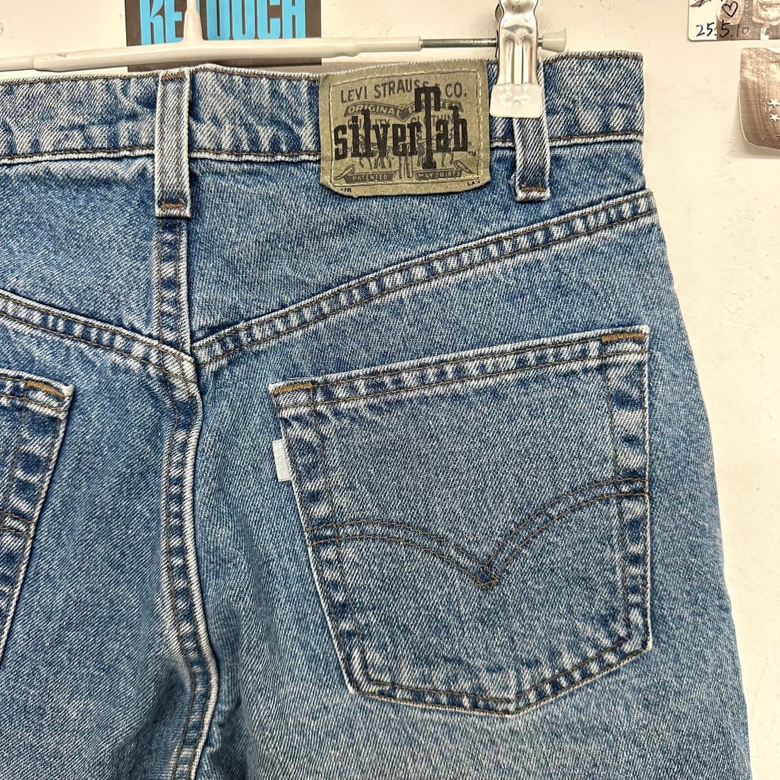 90’s 리바이스 실버탭 원턱 데님쇼츠 상품이미지7
