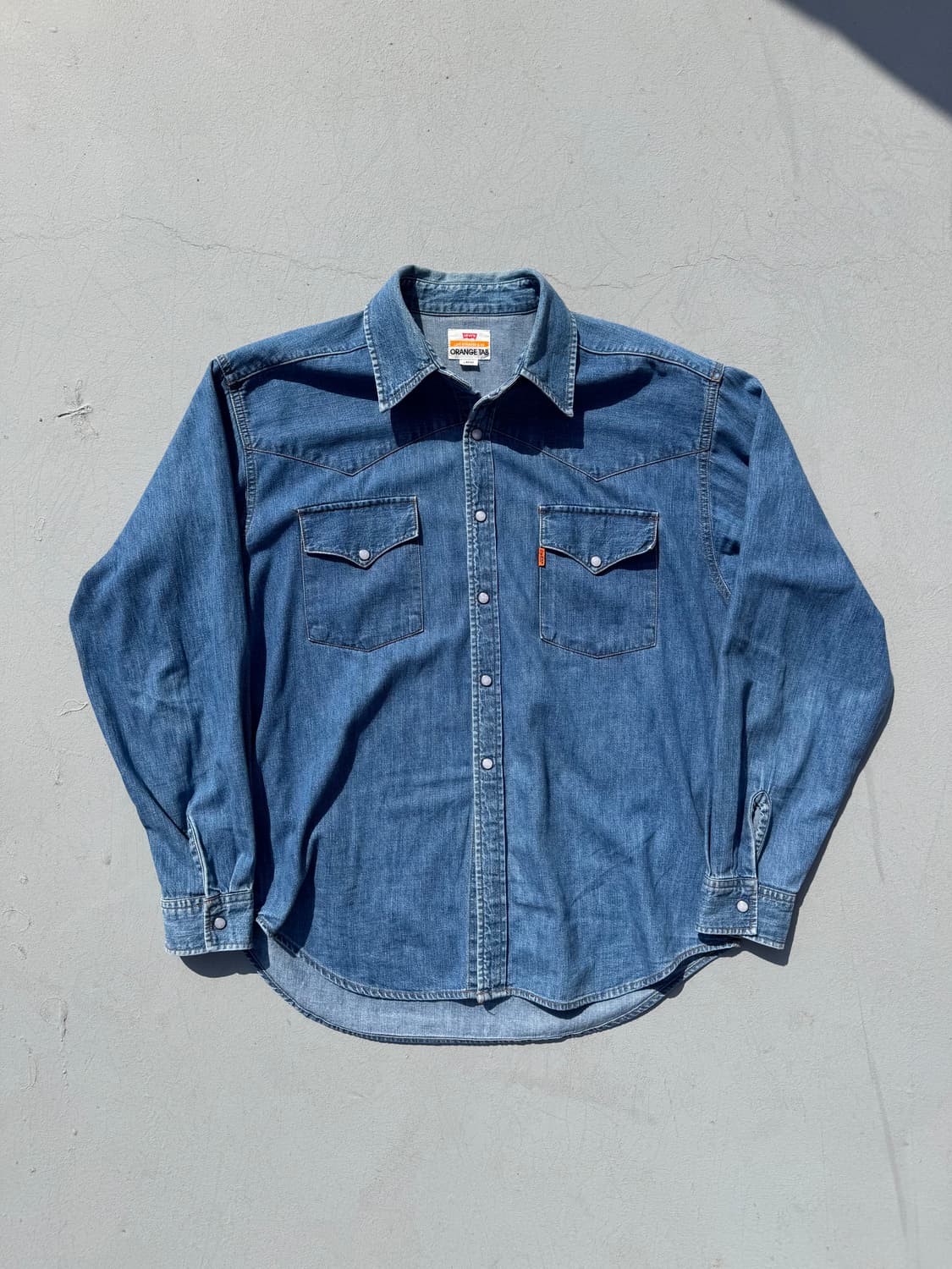 리바이스 오렌지 탭 웨스턴 셔츠  상품이미지1