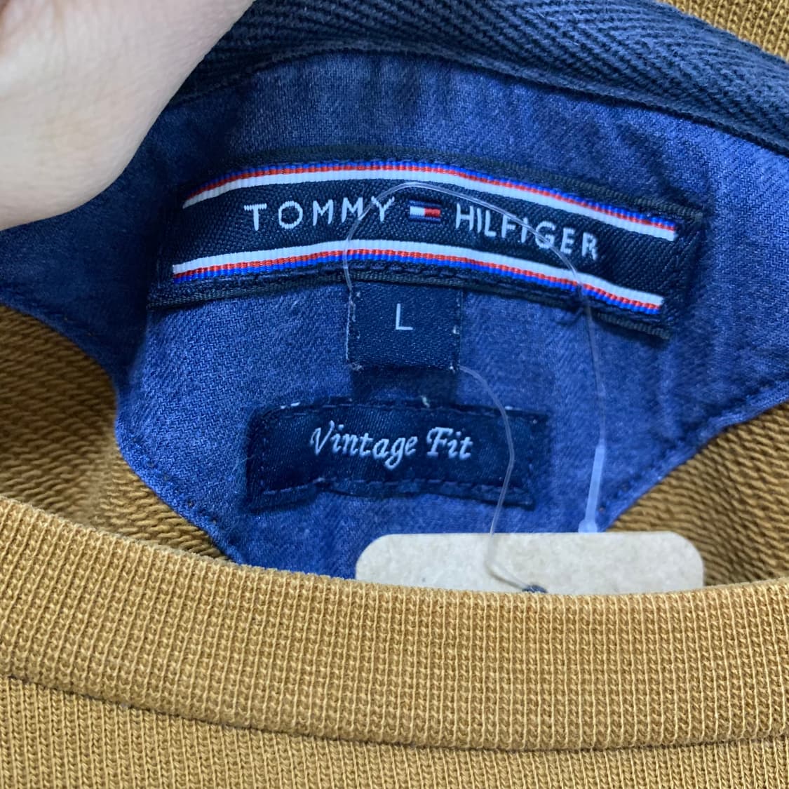 타미힐피거 브라운 맨투맨 긴팔 L 빈티지 상품이미지6