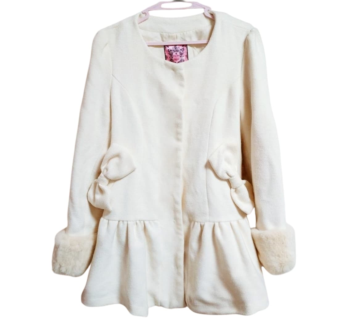 빈티지 리본 코트 달천 대장 y2k 히메로맨틱갸루 핀터깔 로리타 스나계 상품이미지1