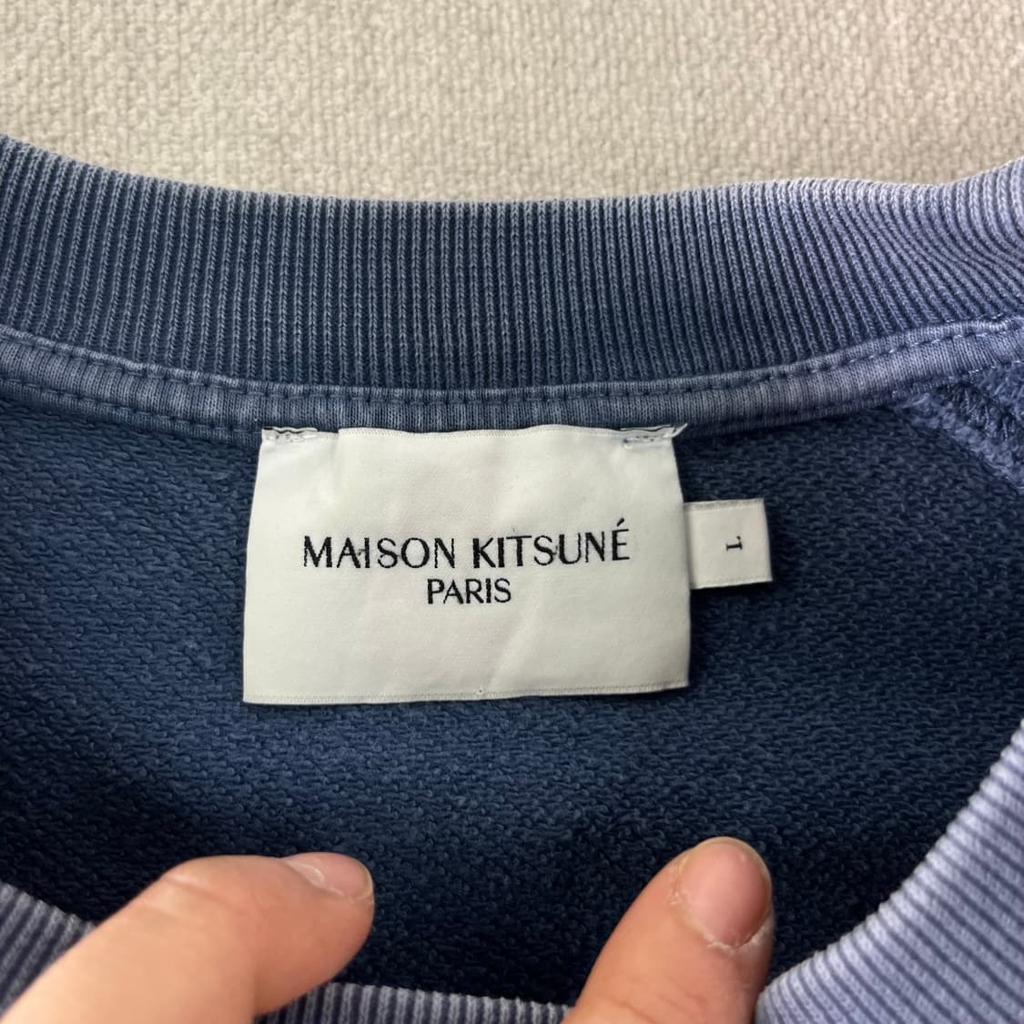 100 메종키츠네 칠렉스 폭스패치 맨투맨 상품이미지4