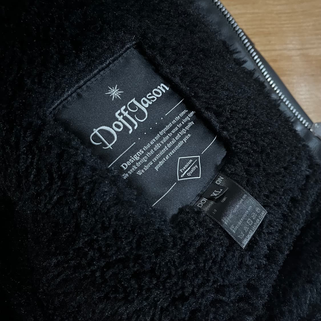 [107] 도프제이슨 비건 무스탕 자켓 상품이미지9