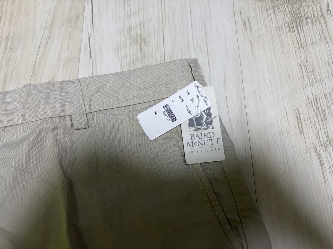 [38] 브룩스 브라더스 버뮤다 팬츠 베이지 새상품 상품이미지2