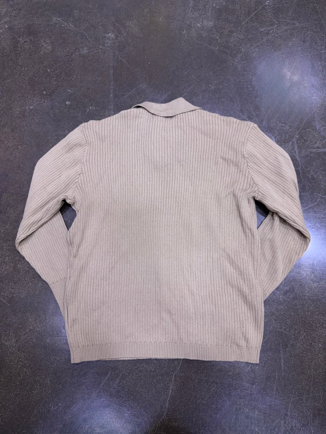 라퍼지스토어 와이드 오픈카라 울 니트 모카L 상품이미지2