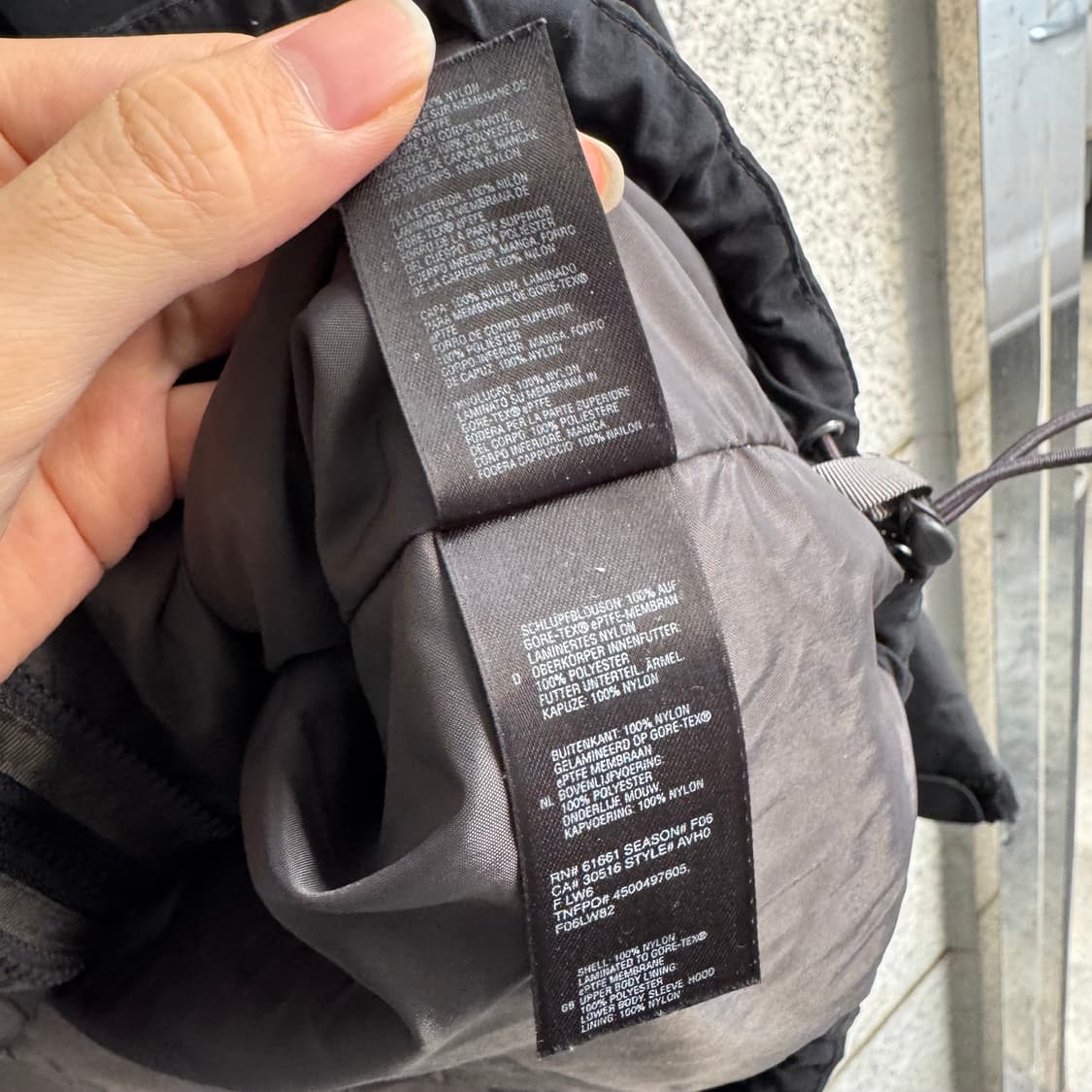 노스페이스 북미 고어텍스 바람막이 자켓 상품이미지9