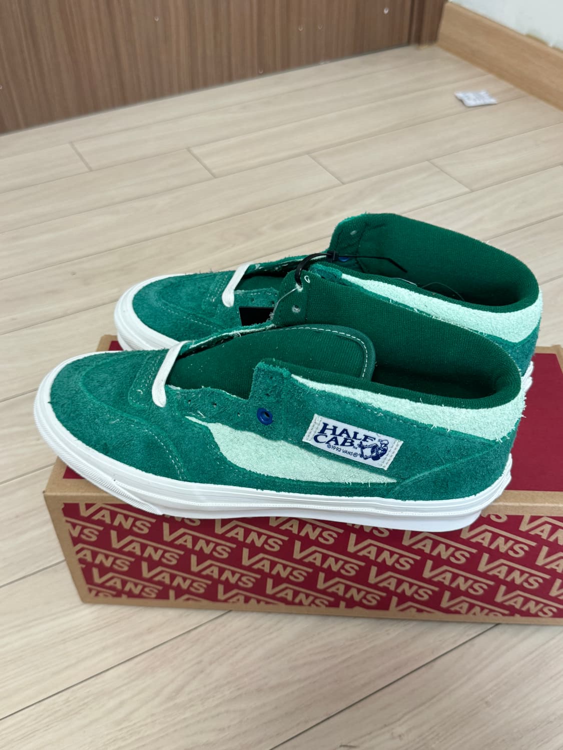 [새상품]반스 하프캡 lx 그린 260 상품이미지2