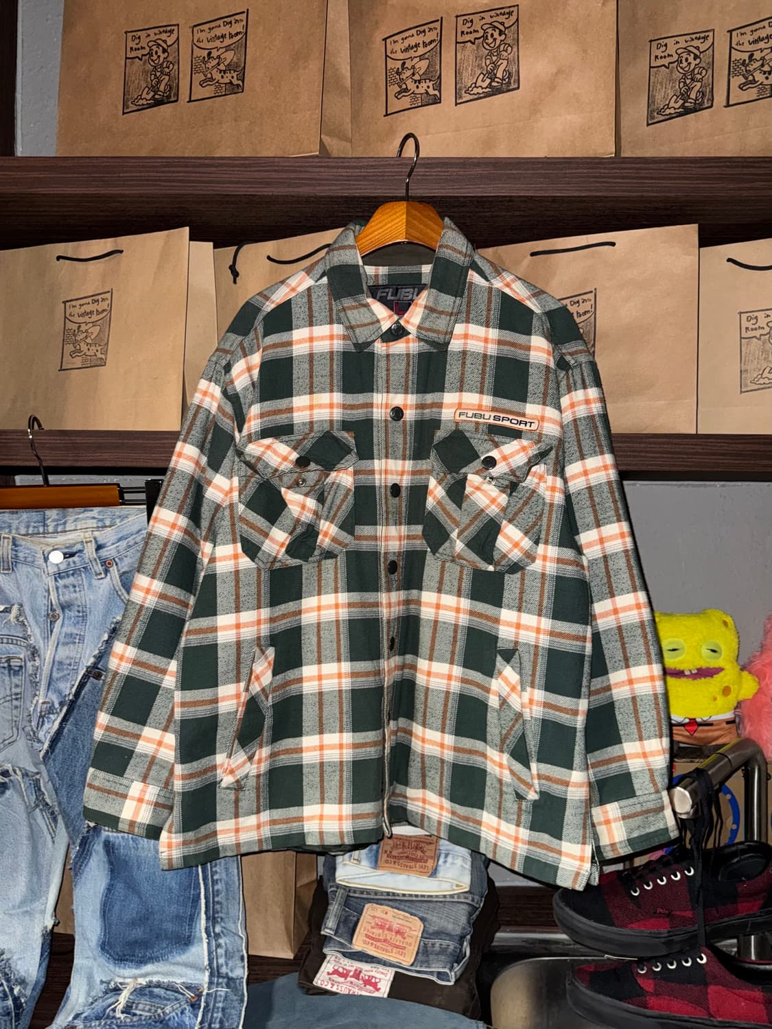 후부 올드스쿨 셔츠자켓  상품이미지1