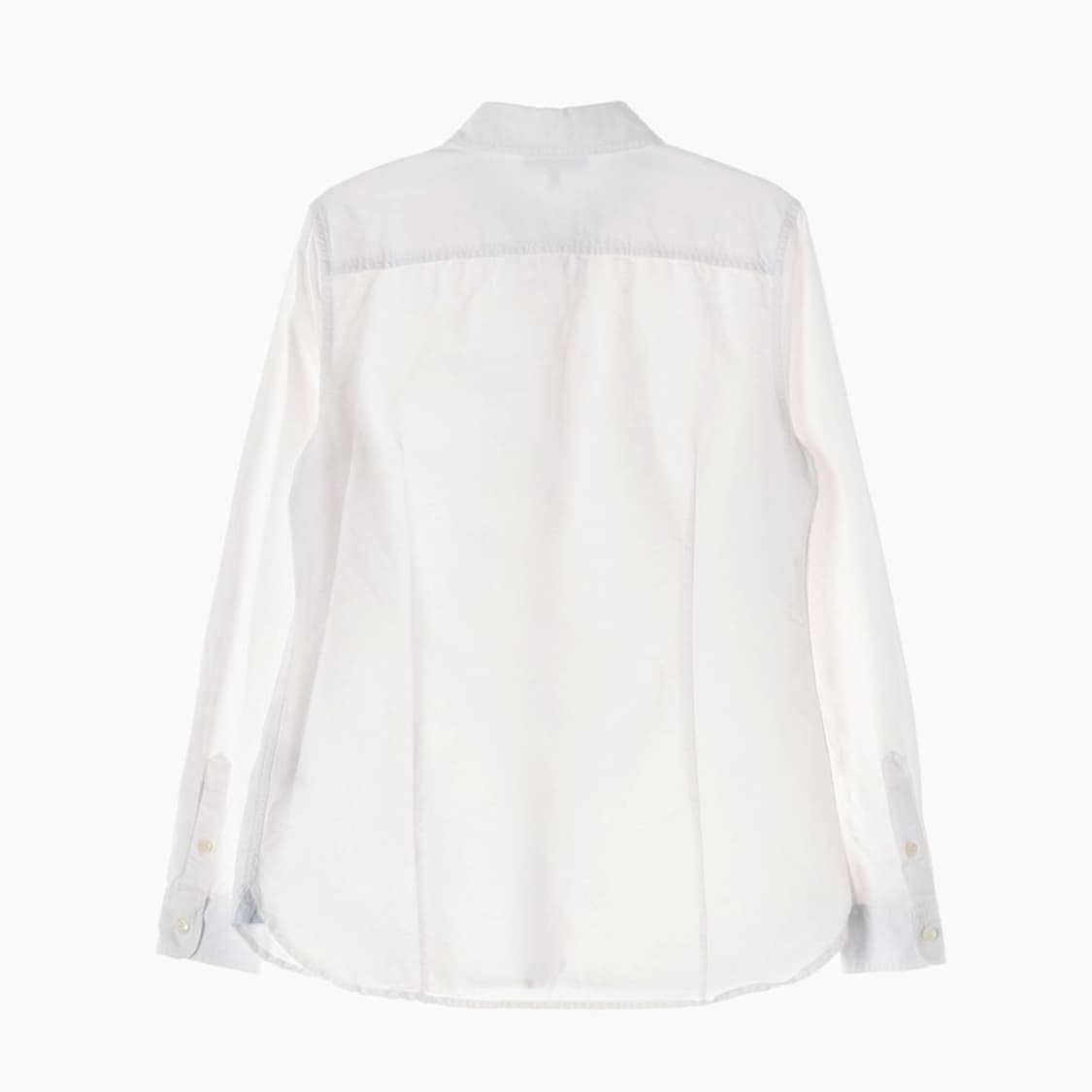 라코스테 우먼스 클래식 로고 화이트 셔츠 36 상품이미지2