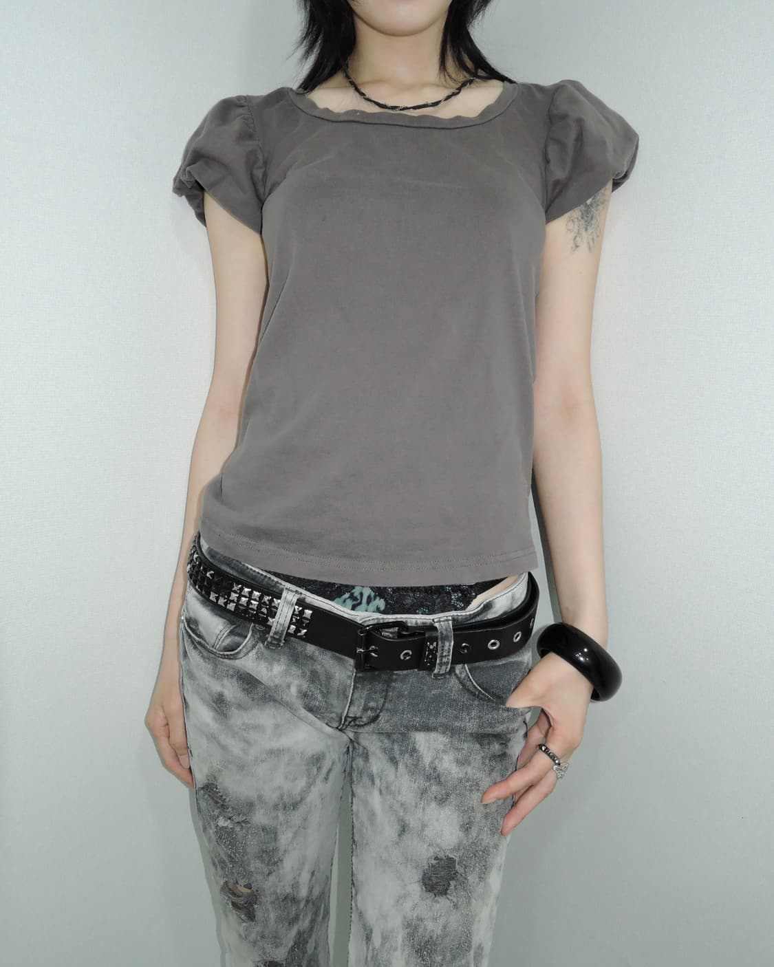 Puff-Sleeve Top 상품이미지2