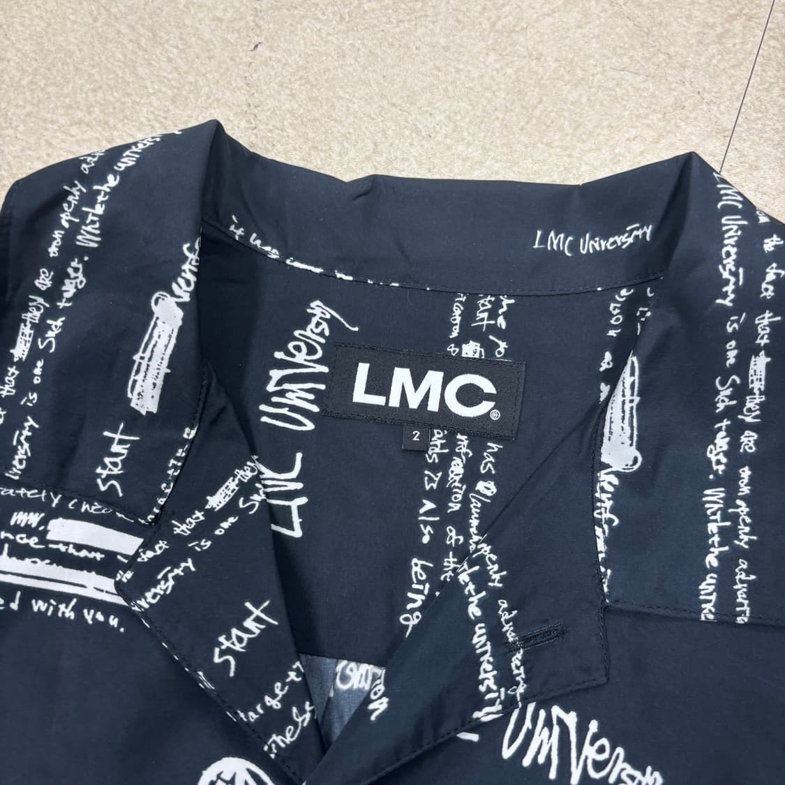 Lmc 레터링 패턴 반팔 셔츠 상품이미지3