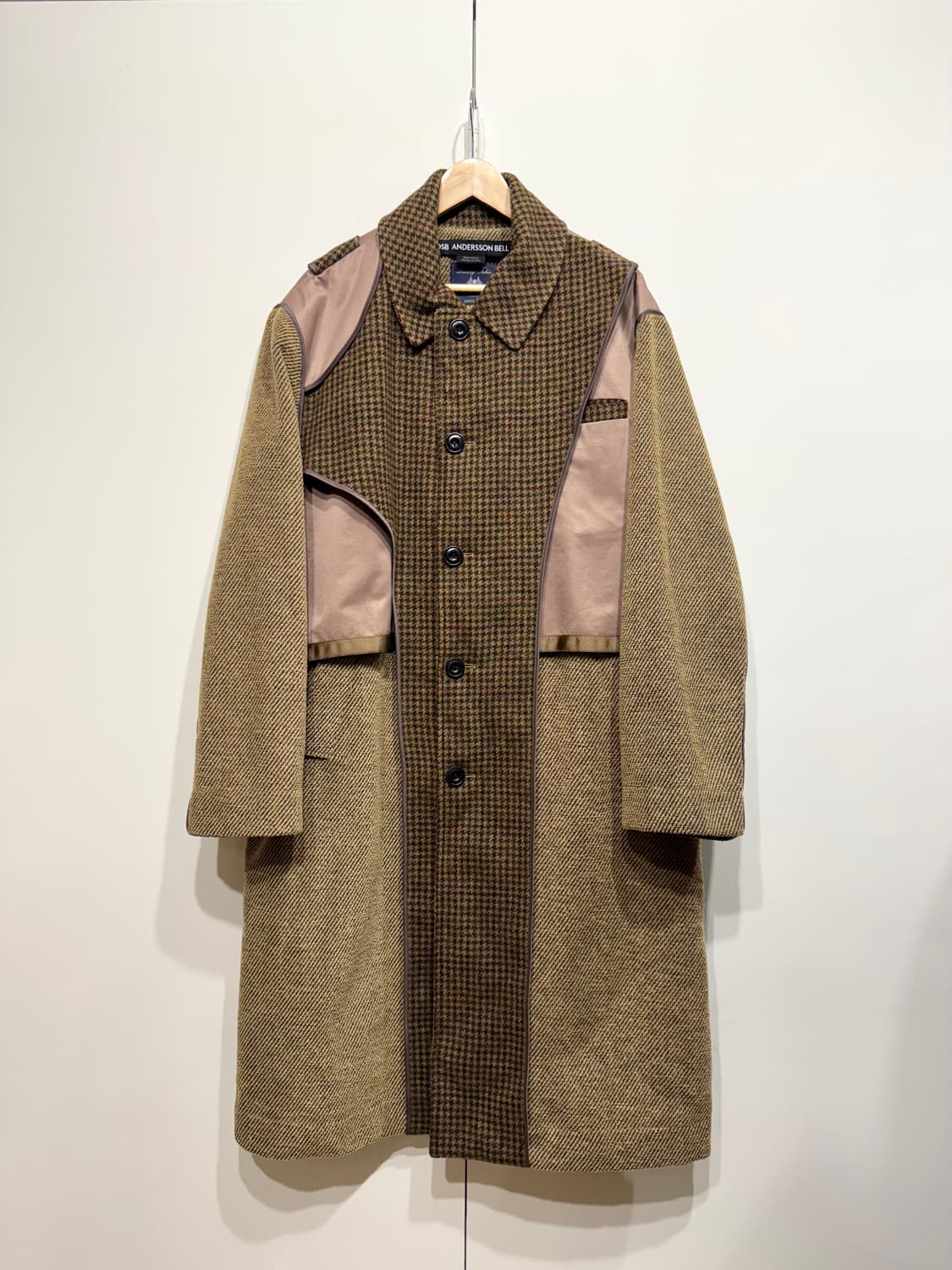 ADSB 앤더슨벨 유니섹스 인사이드 아웃 울 코트 상품이미지1