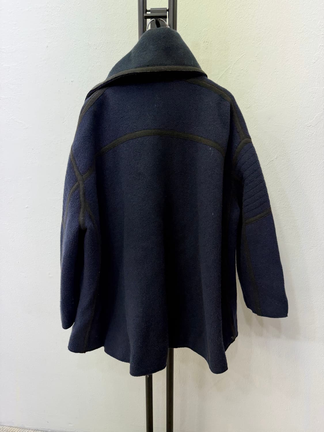 정품) 랑방 한섬 오버사이즈 터트넥 코트 82 상품이미지6